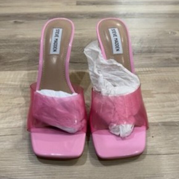 Steve Madden Syl pink pumps stiletto heels - Picture 3 of 4